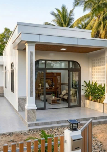 Mẫu TC52 – Nhà panel 8.0mx18.0m | 2 phòng ngủ, nhà hiện đại, xu hướng thiết kế mới