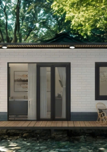 Mẫu TC08 – Nhà panel 3.0x9.0m | 1 phòng ngủ, nhà mái thái nhỏ gọn