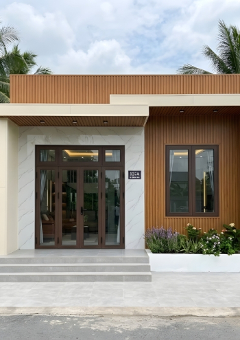 Mẫu TC34 – Nhà panel 7.0mx11.0m | 2 phòng ngủ, nhà hiện đại, xu hướng thiết kế mới