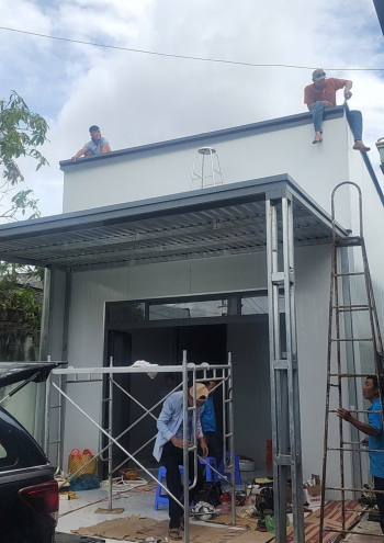 Mẫu TC43 – Nhà panel 5.0mx18.0m | 2 phòng ngủ, nhà truyền thống hiện đại